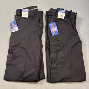 Lot Of 2 NWT Spiewak SPDU89 30" Waist Pants Black Unhemmed